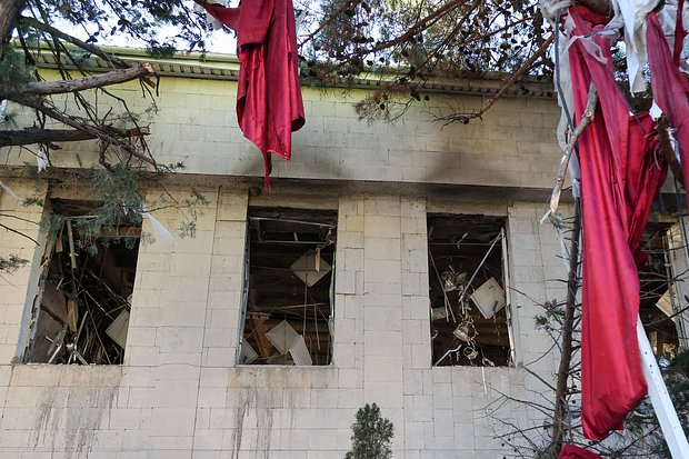 Опубликованы первые кадры разрушений в атакованном ВСУ Крыму