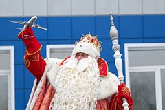 Наряженным в Дедов Морозов россиянам разрешат летать на самолетах за рубль